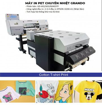 Máy in PET chuyển nhiệt GRANDO: Một lựa chọn khổ 60cm đầu phun i3200 đáng xem xét